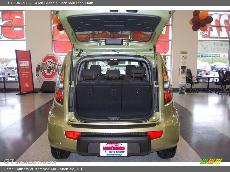 Alien Green / Black Soul Logo Cloth 2010 Kia Soul +