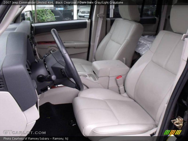 Black Clearcoat / Dark Slate Gray/Light Graystone 2007 Jeep Commander Limited 4x4