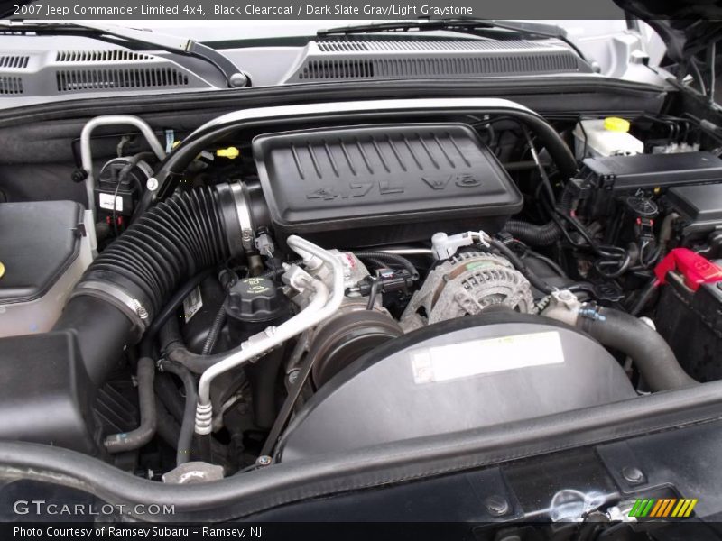 Black Clearcoat / Dark Slate Gray/Light Graystone 2007 Jeep Commander Limited 4x4