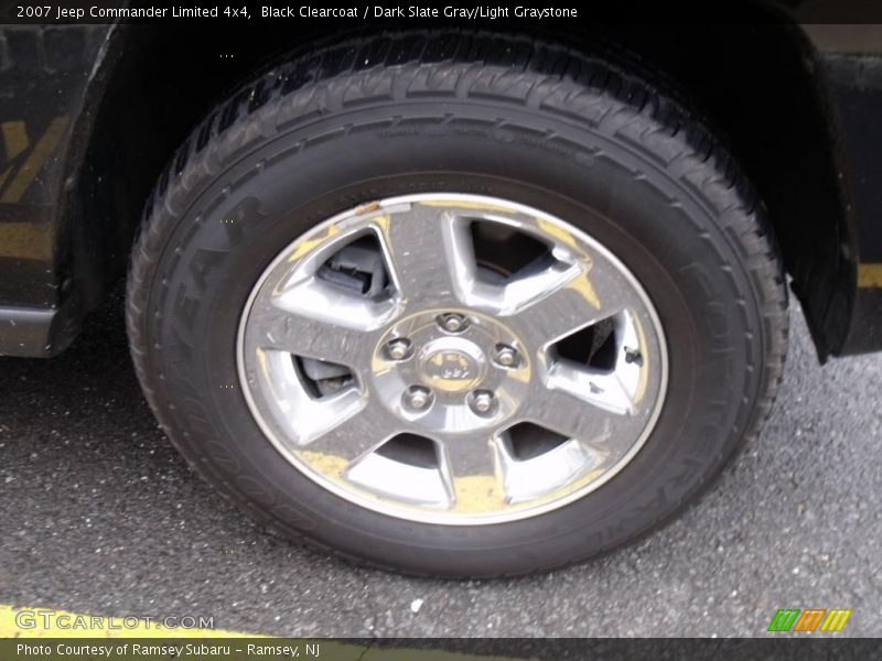 Black Clearcoat / Dark Slate Gray/Light Graystone 2007 Jeep Commander Limited 4x4