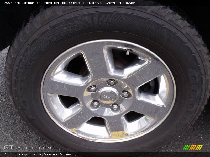 Black Clearcoat / Dark Slate Gray/Light Graystone 2007 Jeep Commander Limited 4x4