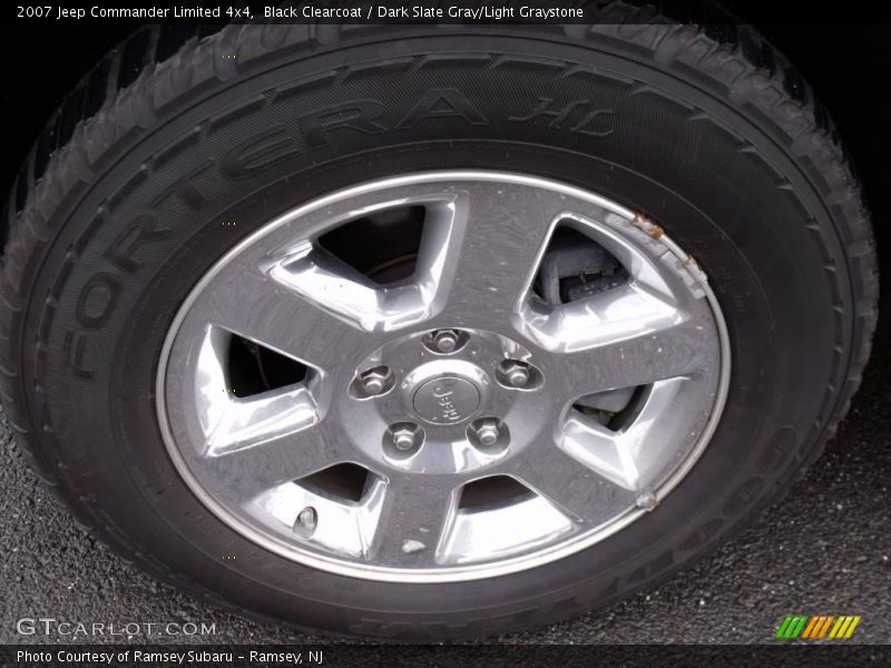 Black Clearcoat / Dark Slate Gray/Light Graystone 2007 Jeep Commander Limited 4x4