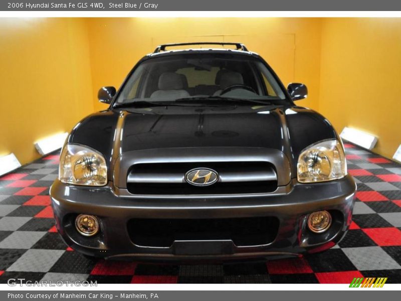 Steel Blue / Gray 2006 Hyundai Santa Fe GLS 4WD