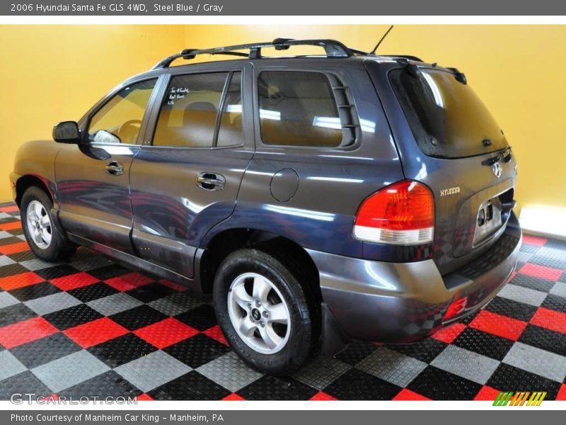 Steel Blue / Gray 2006 Hyundai Santa Fe GLS 4WD