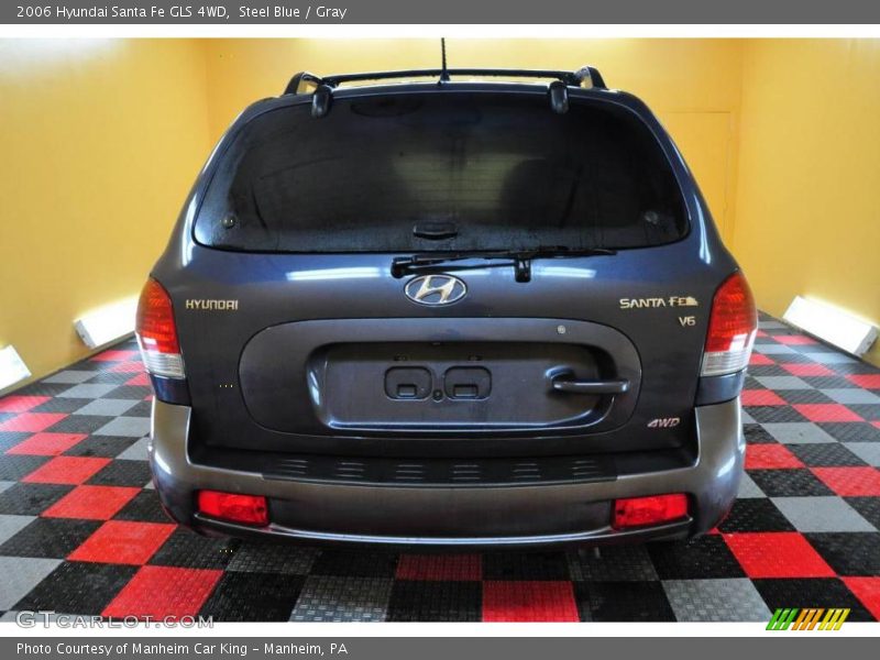 Steel Blue / Gray 2006 Hyundai Santa Fe GLS 4WD
