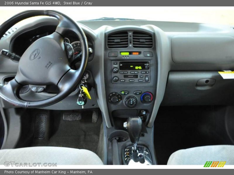 Steel Blue / Gray 2006 Hyundai Santa Fe GLS 4WD
