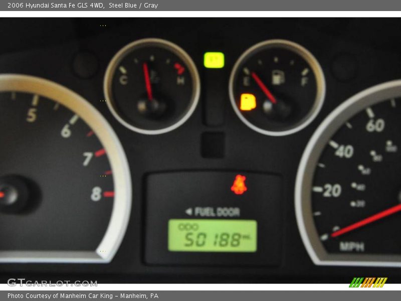 Steel Blue / Gray 2006 Hyundai Santa Fe GLS 4WD