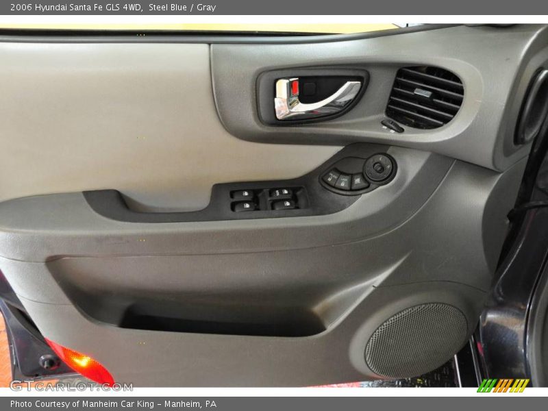 Steel Blue / Gray 2006 Hyundai Santa Fe GLS 4WD