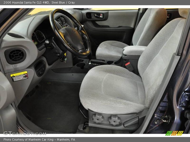 Steel Blue / Gray 2006 Hyundai Santa Fe GLS 4WD
