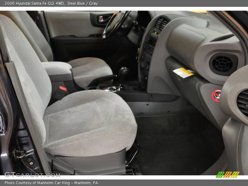 Steel Blue / Gray 2006 Hyundai Santa Fe GLS 4WD
