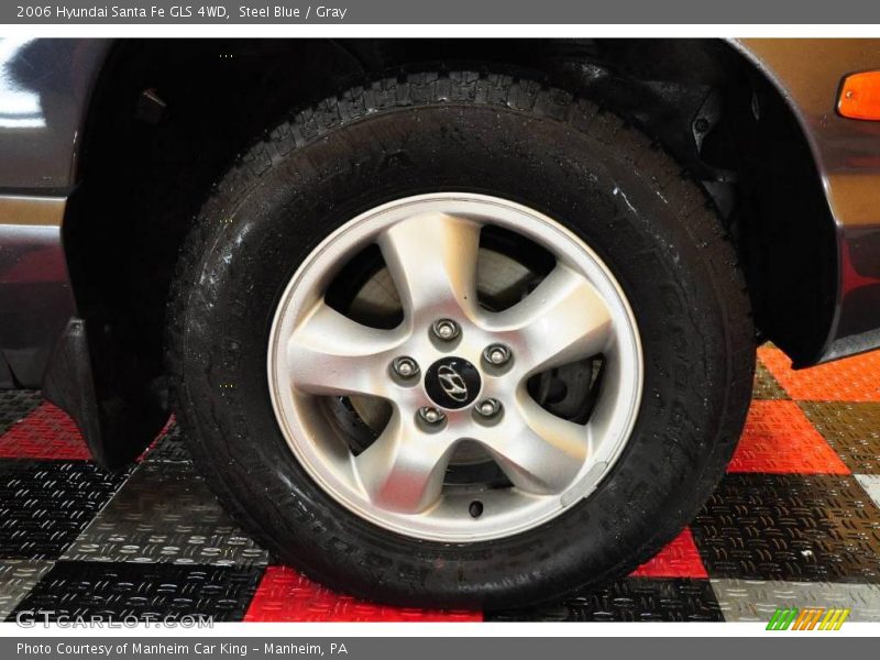 Steel Blue / Gray 2006 Hyundai Santa Fe GLS 4WD
