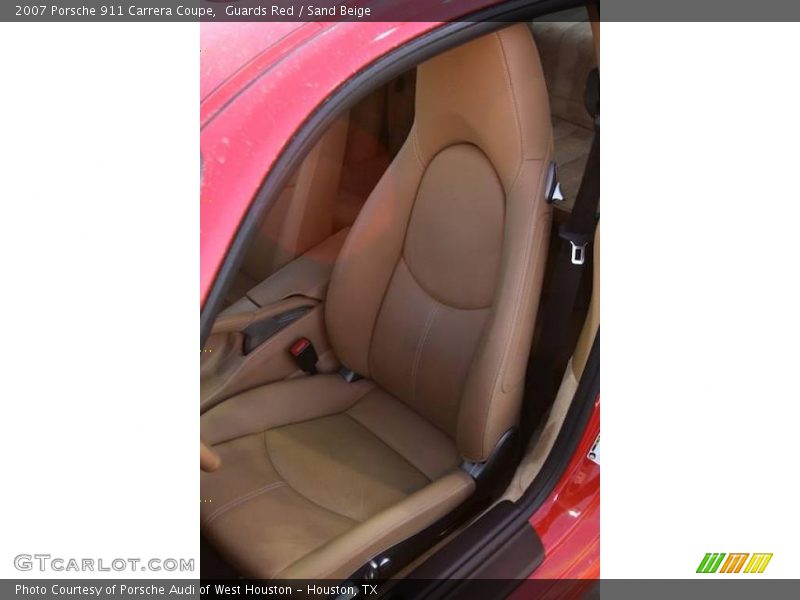Guards Red / Sand Beige 2007 Porsche 911 Carrera Coupe