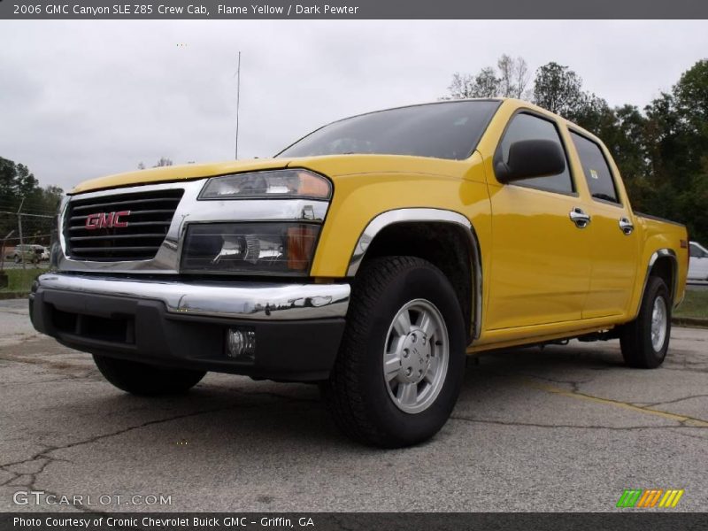 Flame Yellow / Dark Pewter 2006 GMC Canyon SLE Z85 Crew Cab