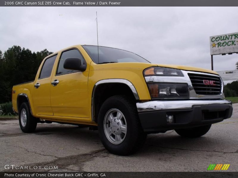 Flame Yellow / Dark Pewter 2006 GMC Canyon SLE Z85 Crew Cab