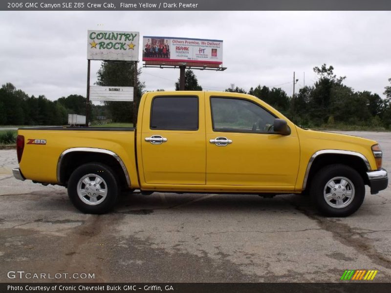 Flame Yellow / Dark Pewter 2006 GMC Canyon SLE Z85 Crew Cab