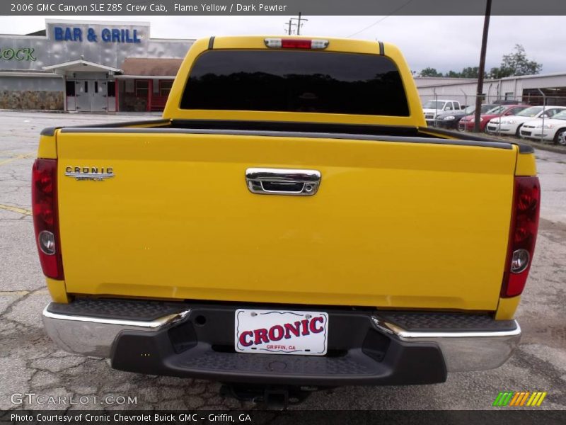 Flame Yellow / Dark Pewter 2006 GMC Canyon SLE Z85 Crew Cab
