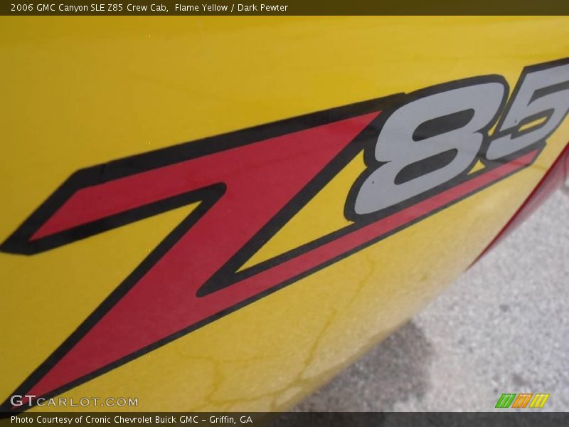 Flame Yellow / Dark Pewter 2006 GMC Canyon SLE Z85 Crew Cab