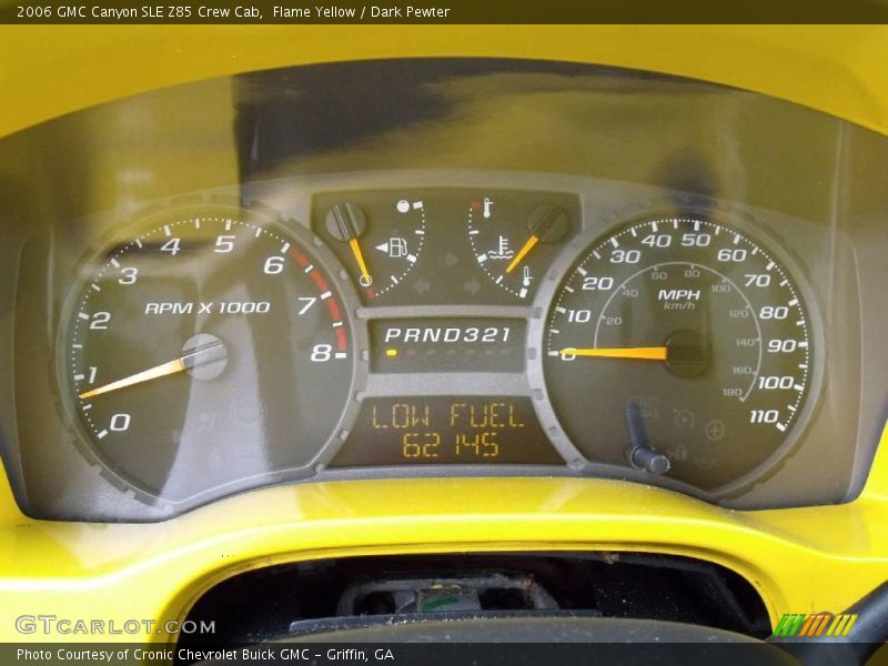Flame Yellow / Dark Pewter 2006 GMC Canyon SLE Z85 Crew Cab