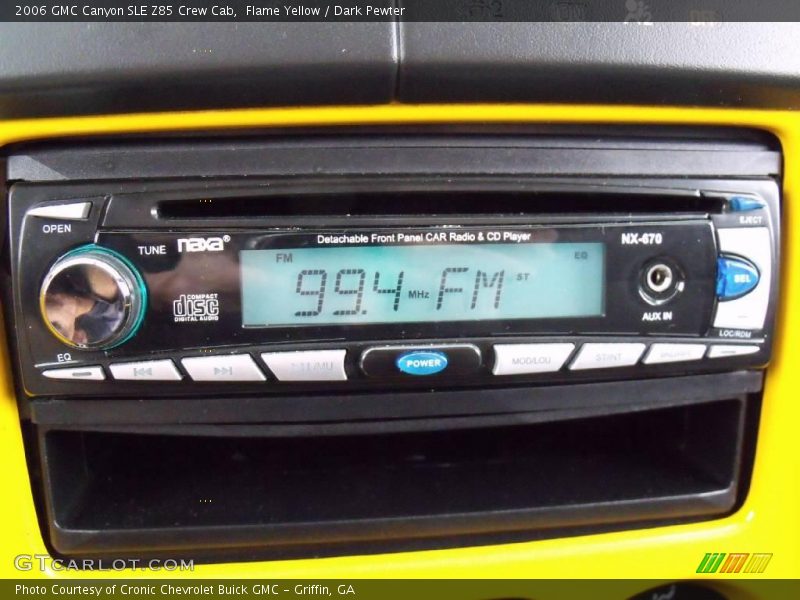 Flame Yellow / Dark Pewter 2006 GMC Canyon SLE Z85 Crew Cab