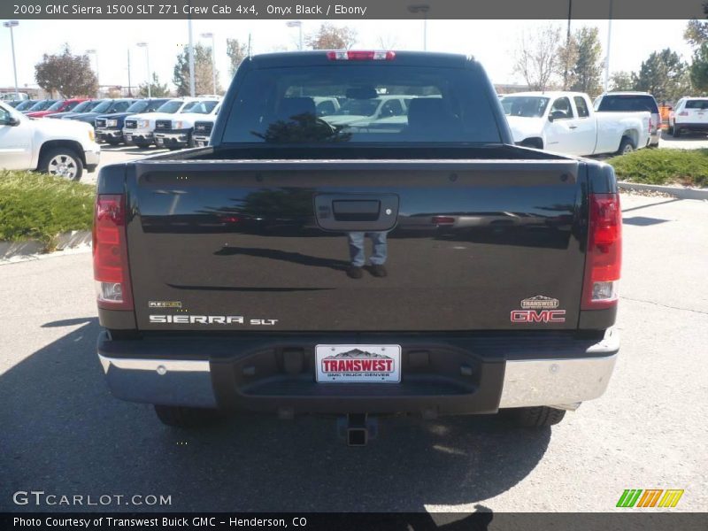 Onyx Black / Ebony 2009 GMC Sierra 1500 SLT Z71 Crew Cab 4x4