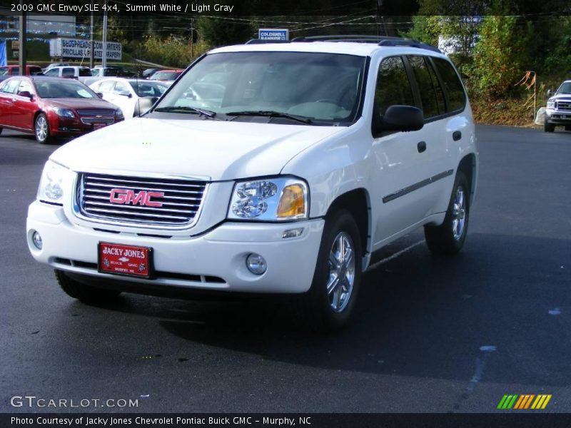 Summit White / Light Gray 2009 GMC Envoy SLE 4x4