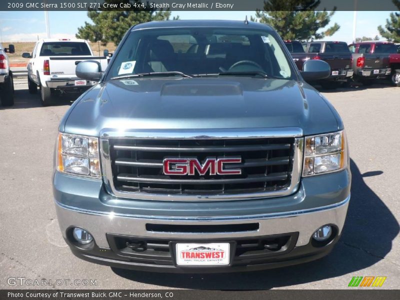 Stealth Gray Metallic / Ebony 2009 GMC Sierra 1500 SLT Z71 Crew Cab 4x4
