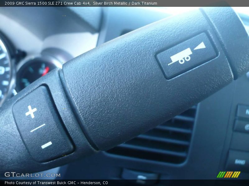 Silver Birch Metallic / Dark Titanium 2009 GMC Sierra 1500 SLE Z71 Crew Cab 4x4