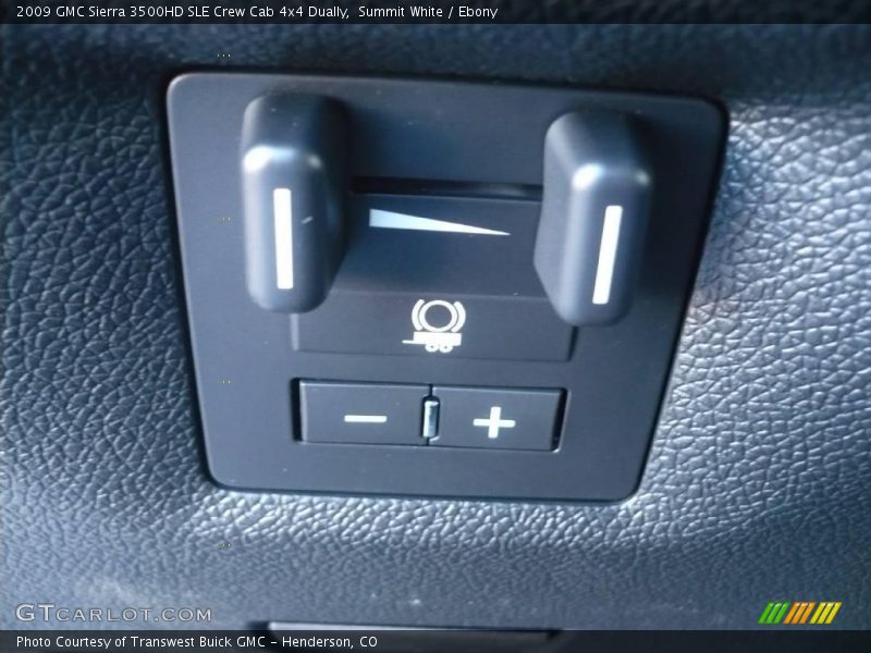 Summit White / Ebony 2009 GMC Sierra 3500HD SLE Crew Cab 4x4 Dually