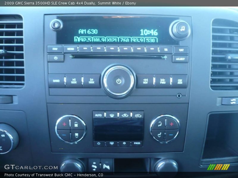 Summit White / Ebony 2009 GMC Sierra 3500HD SLE Crew Cab 4x4 Dually