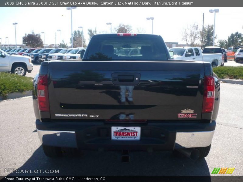 Carbon Black Metallic / Dark Titanium/Light Titanium 2009 GMC Sierra 3500HD SLT Crew Cab 4x4 Dually