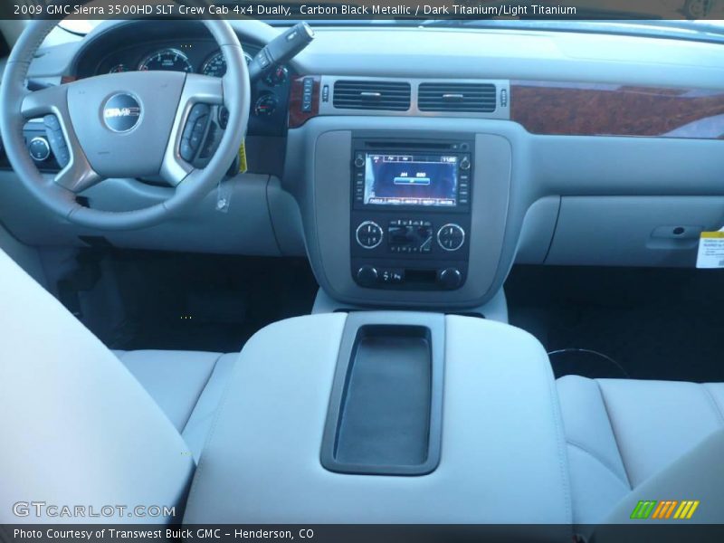 Carbon Black Metallic / Dark Titanium/Light Titanium 2009 GMC Sierra 3500HD SLT Crew Cab 4x4 Dually