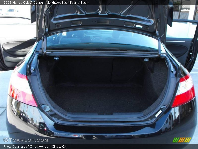 Nighthawk Black Pearl / Black 2008 Honda Civic Si Coupe