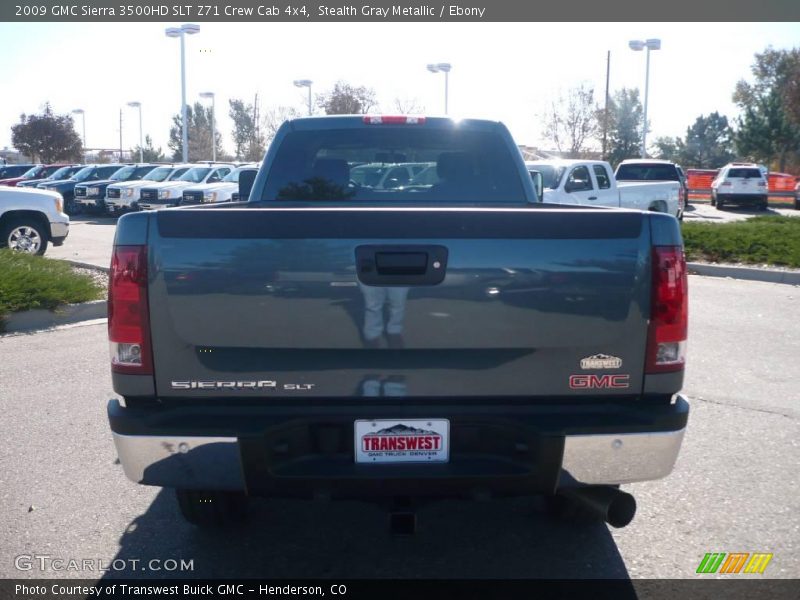 Stealth Gray Metallic / Ebony 2009 GMC Sierra 3500HD SLT Z71 Crew Cab 4x4
