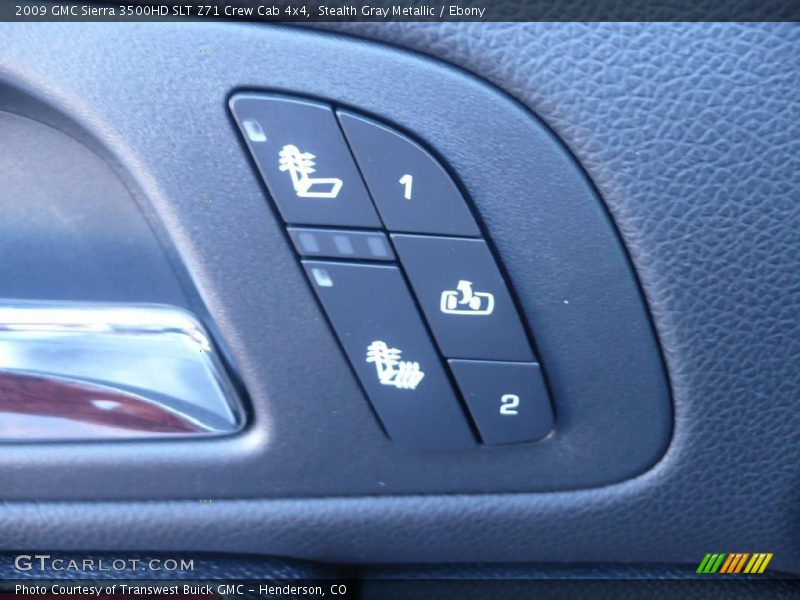 Stealth Gray Metallic / Ebony 2009 GMC Sierra 3500HD SLT Z71 Crew Cab 4x4