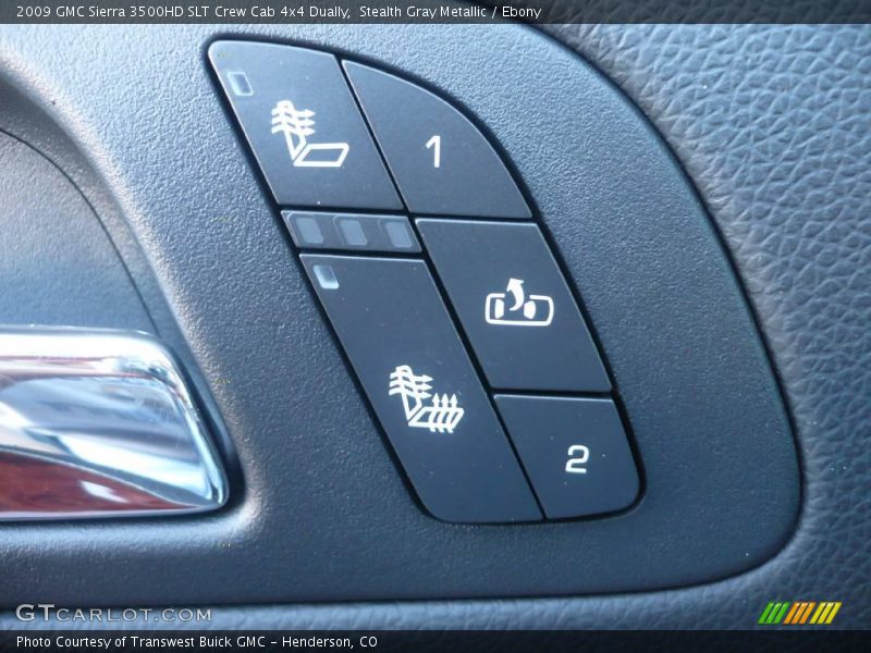 Stealth Gray Metallic / Ebony 2009 GMC Sierra 3500HD SLT Crew Cab 4x4 Dually