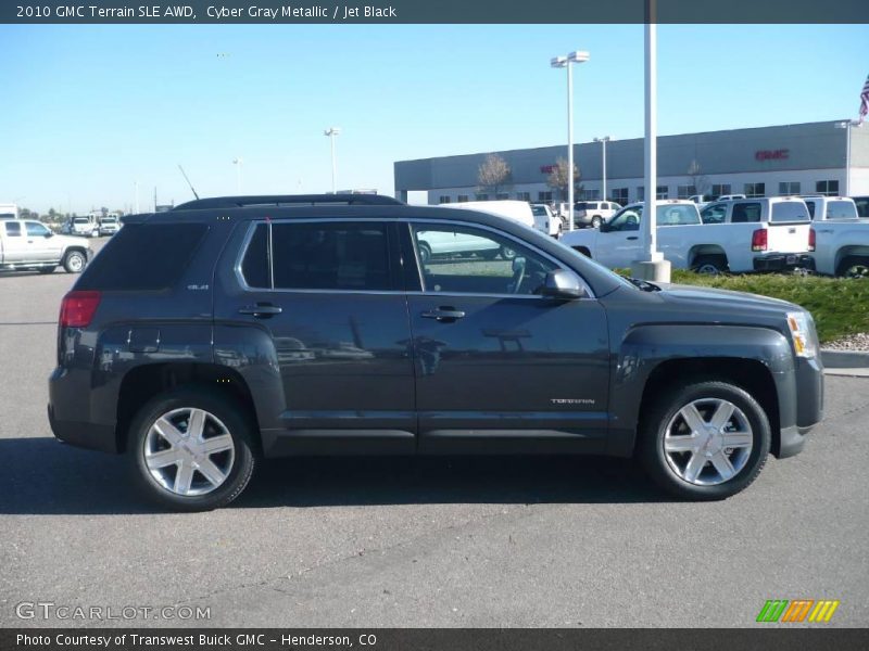 Cyber Gray Metallic / Jet Black 2010 GMC Terrain SLE AWD