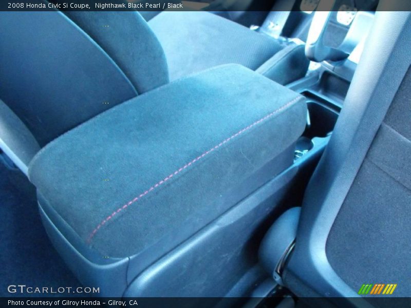 Nighthawk Black Pearl / Black 2008 Honda Civic Si Coupe