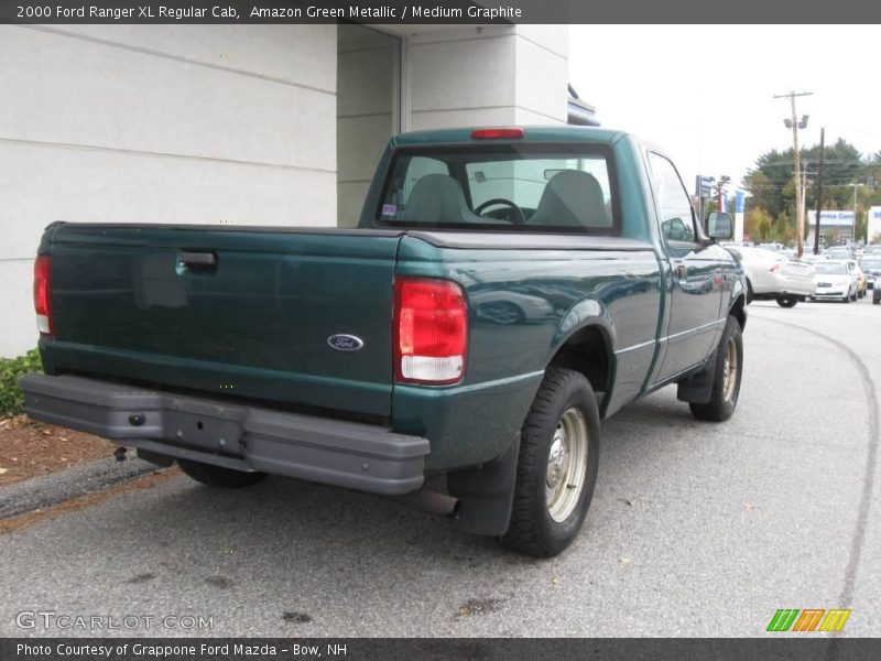 Amazon Green Metallic / Medium Graphite 2000 Ford Ranger XL Regular Cab