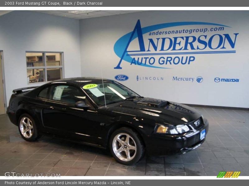 Black / Dark Charcoal 2003 Ford Mustang GT Coupe