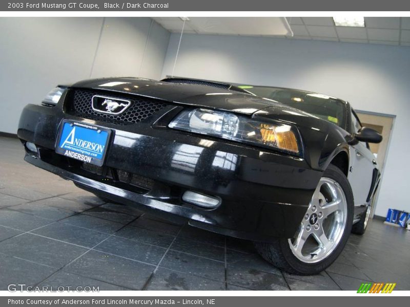 Black / Dark Charcoal 2003 Ford Mustang GT Coupe