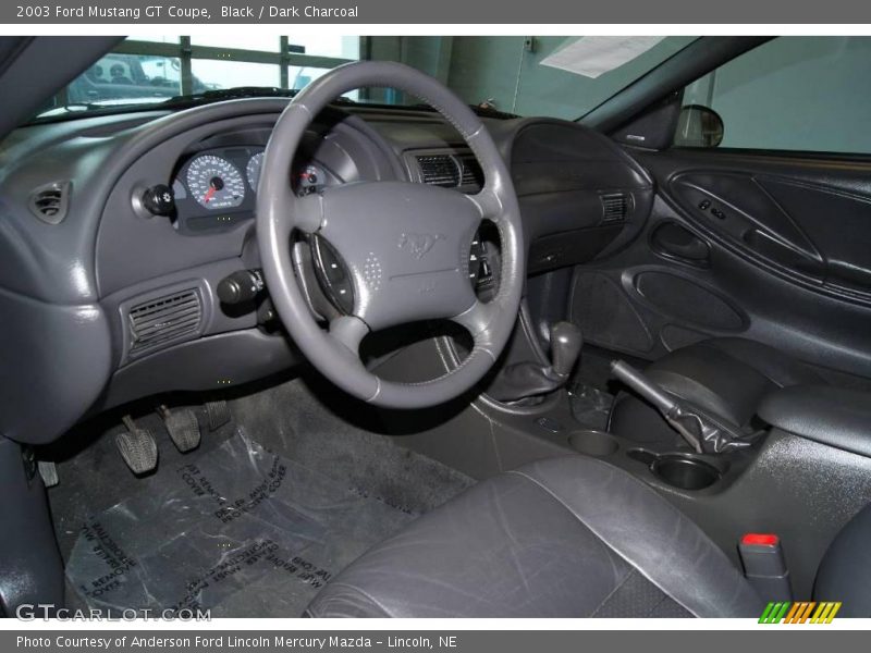 Black / Dark Charcoal 2003 Ford Mustang GT Coupe