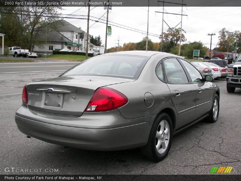 Spruce Green Metallic / Medium Parchment 2003 Ford Taurus SES