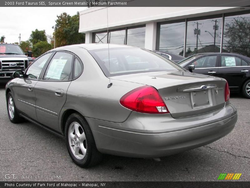 Spruce Green Metallic / Medium Parchment 2003 Ford Taurus SES