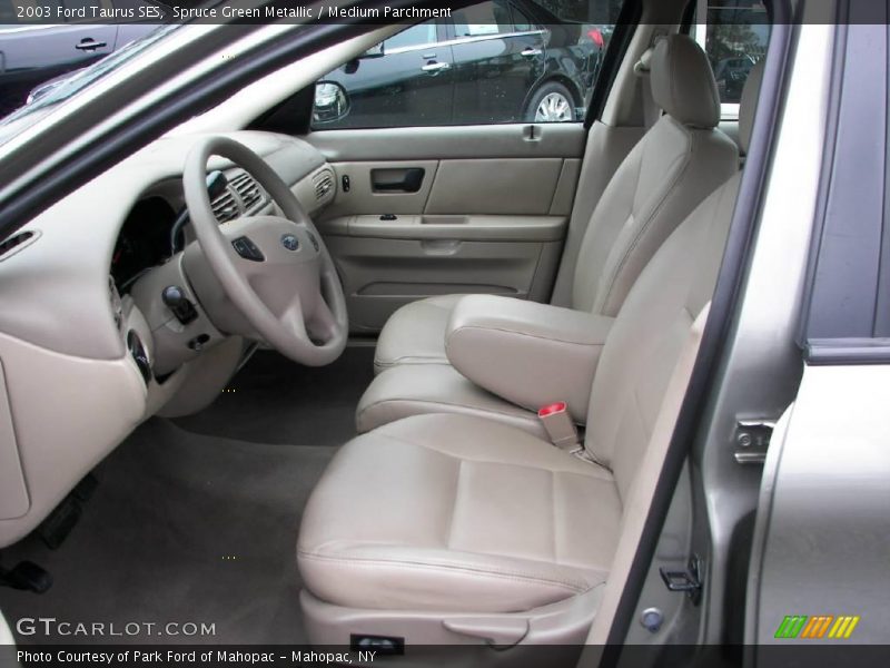 Spruce Green Metallic / Medium Parchment 2003 Ford Taurus SES