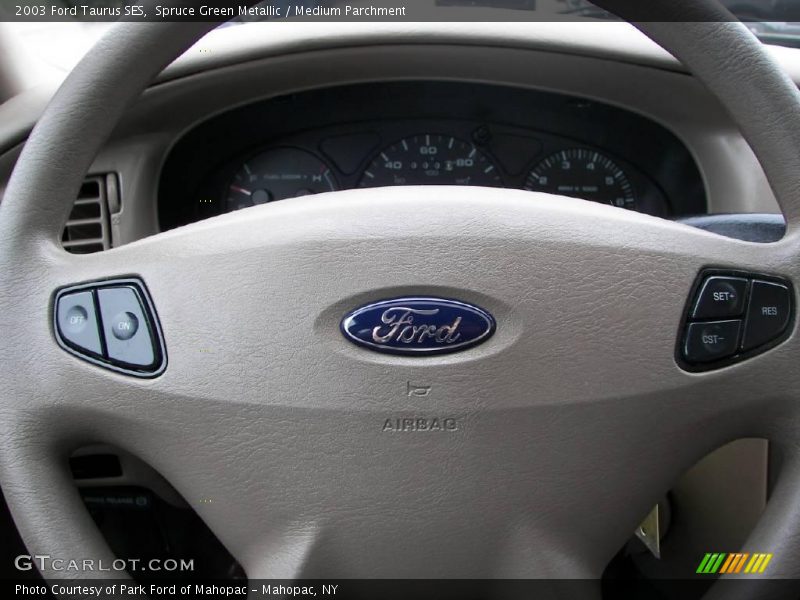 Spruce Green Metallic / Medium Parchment 2003 Ford Taurus SES