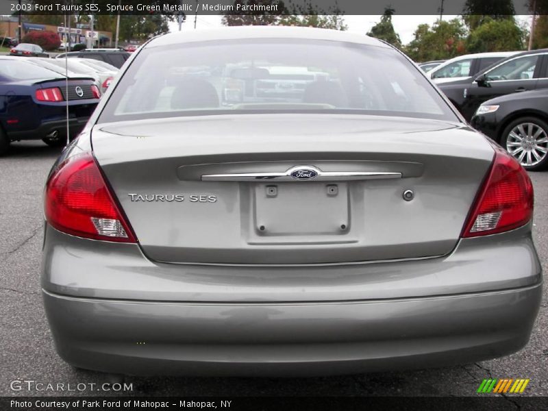 Spruce Green Metallic / Medium Parchment 2003 Ford Taurus SES