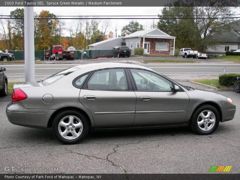 Spruce Green Metallic / Medium Parchment 2003 Ford Taurus SES