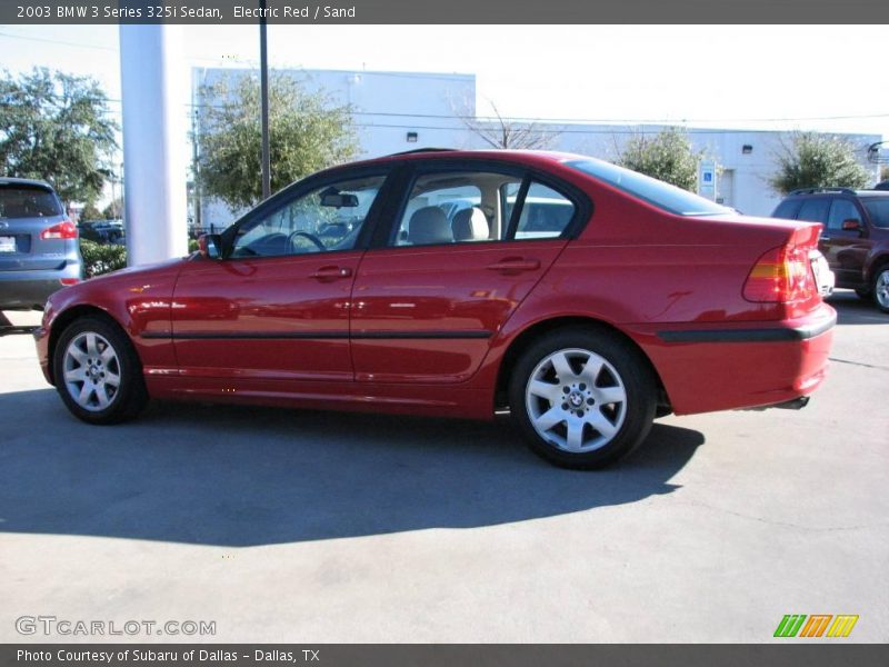 Electric Red / Sand 2003 BMW 3 Series 325i Sedan