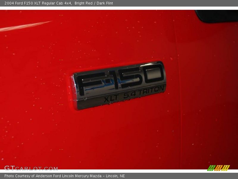 Bright Red / Dark Flint 2004 Ford F150 XLT Regular Cab 4x4