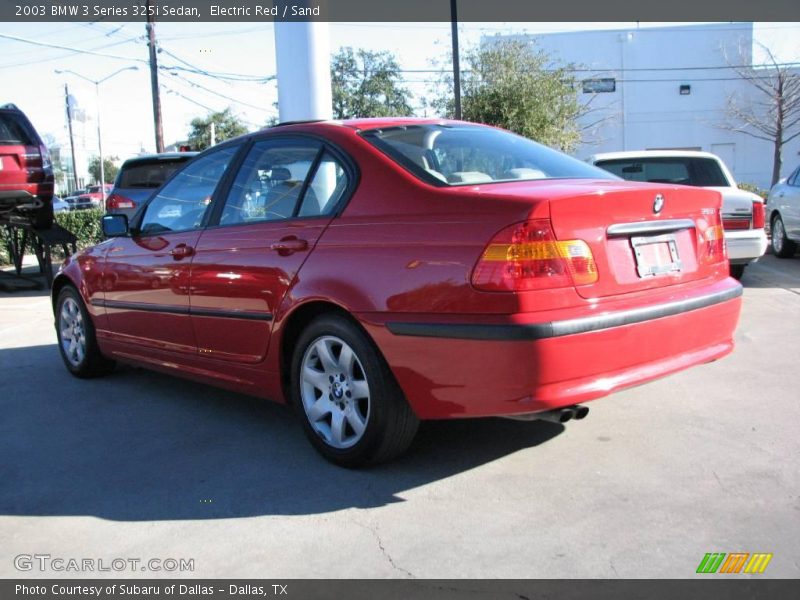Electric Red / Sand 2003 BMW 3 Series 325i Sedan